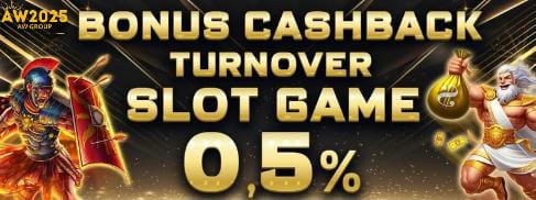 BONUS CASHBACK TURNOVER SLOT