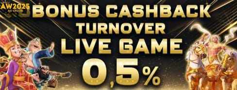 BONUS CASHBACK LIVE GAME